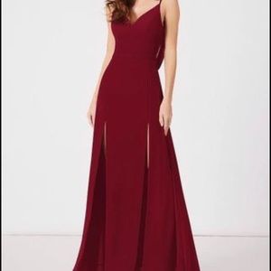 Burgundy Dress